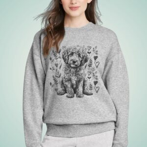 Goldendoodle Heart Sweatshirt