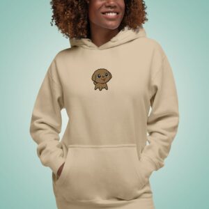 Embroidered Poodle Hoodie
